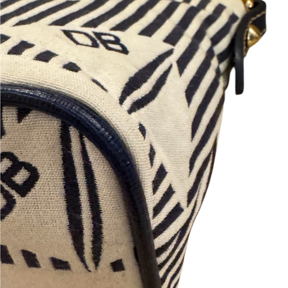 Dooney & Bourke Navy and Cream Sailboat Stripe Crossbody - Picture 5 of 9